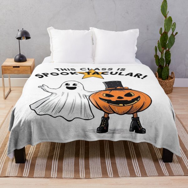 Item preview, This Class Is Spook-Tacular Halloween Ghost Pumpkin Design designed and sold by jelonkaa.