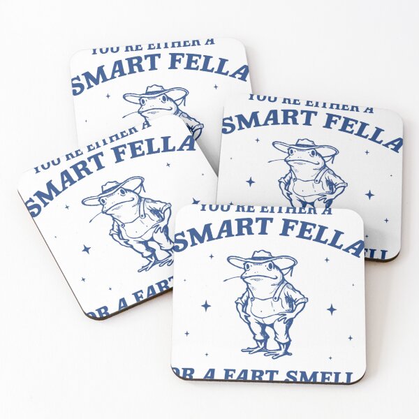 Item preview, Are You A Smart Fella Or Fart Smella Vintage Style Shirt Retro Cartoon  Meme  Cowboy Frog Silly designed and sold by Princeednar.