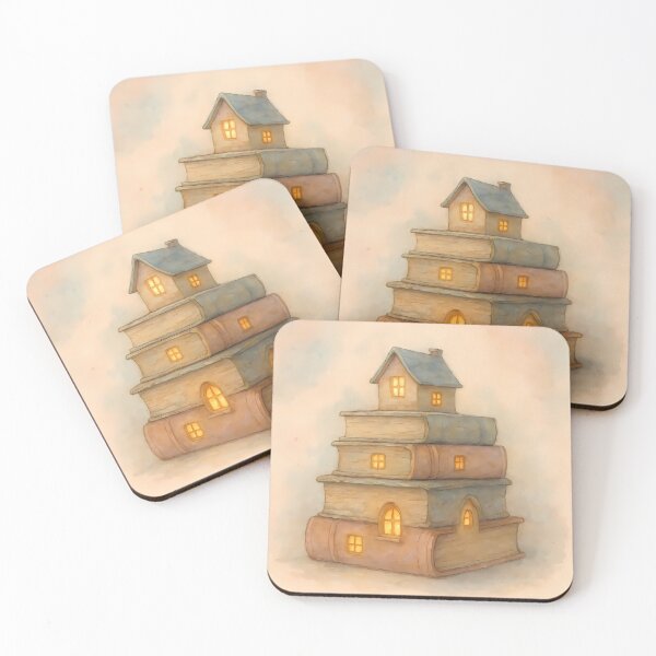 Item preview, Stack of Books as Tiny Houses / Pila de Libros como Mini Casas designed and sold by Magic Pencil Press.