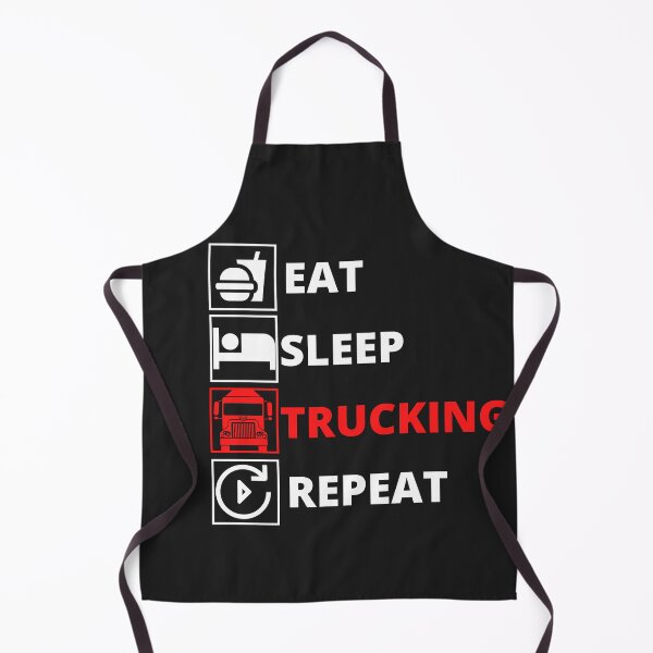 Item preview, Eat Sleep Trucking BLACK designed and sold by Skeelo702.