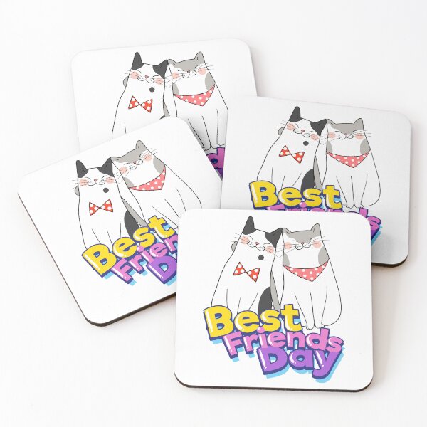 Item preview, Cute Cat Friendship Day designed and sold by yuki-hana.