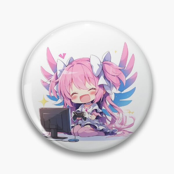 Item preview, Ultimate Madoka Magia Record Cute Chibi Gamer Anime designed and sold by earlobejerk.