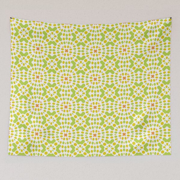 Item preview, floral motif arabic mandala seamless colorful repeat pattern designed and sold by Abrahamjrnd.