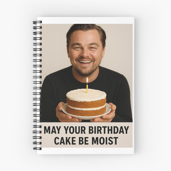 Item preview, Leonardo DiCaprio Birthday Cake Moist Funny prank meme gift weird  designed and sold by CheeseBlueprint.