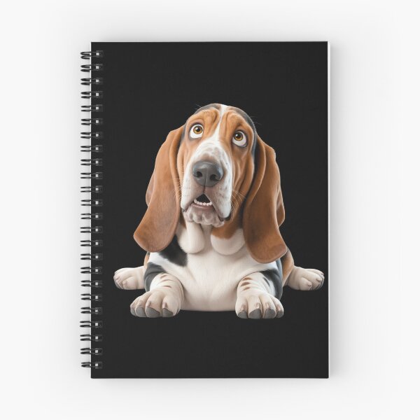 Item preview, Sad-Eyed Basset Hound – Cute Cartoon Dog Art designed and sold by Visimatic.