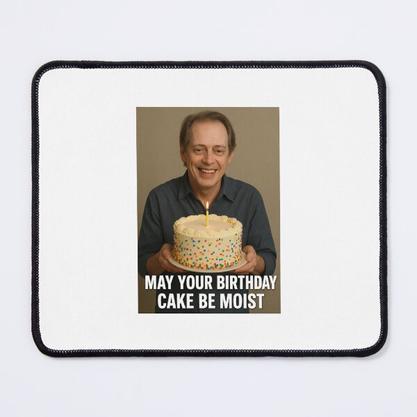 Item preview, Steve Buscemi Birthday Cake Moist Funny prank meme gift weird designed and sold by CheeseBlueprint.