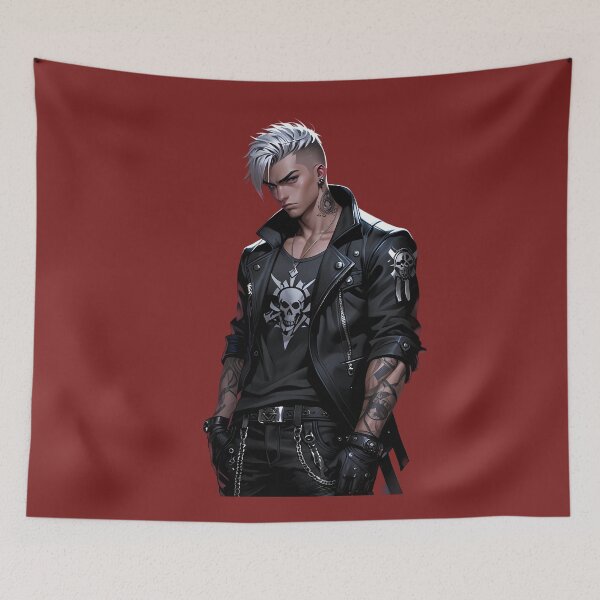 Item preview, When the future dresses in leather designed and sold by Popvira-Store.