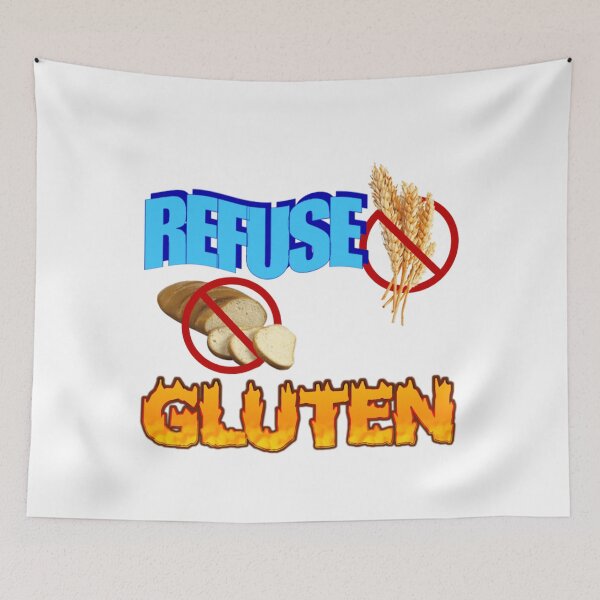 Item preview, I Refuse To Tolerate Gluten Meme designed and sold by Nicholebshire.