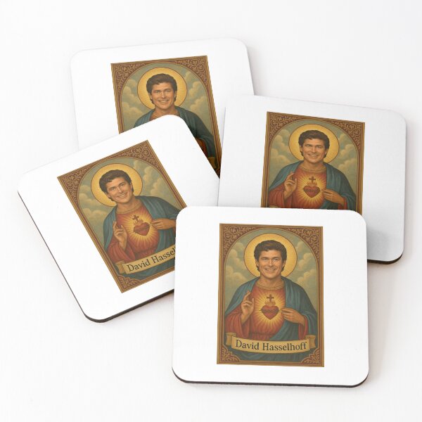 Item preview, David hasselhoff saint celebrity birthday funny meme holy prank weird designed and sold by CheeseBlueprint.
