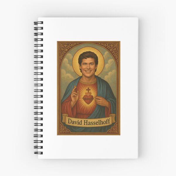 Item preview, David hasselhoff saint celebrity birthday funny meme holy prank weird designed and sold by CheeseBlueprint.