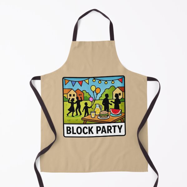 Item preview, Block Party - Fun Neighborhood Celebration designed and sold by Myra365Art.