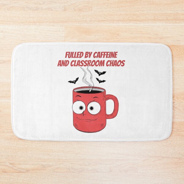 Item preview, Fueled by Caffeine and Classroom Chaos – Funny Teacher Halloween Coffe designed and sold by jelonkaa.