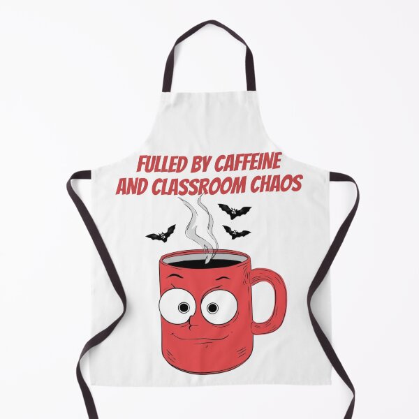 Item preview, Fueled by Caffeine and Classroom Chaos – Funny Teacher Halloween Coffe designed and sold by jelonkaa.