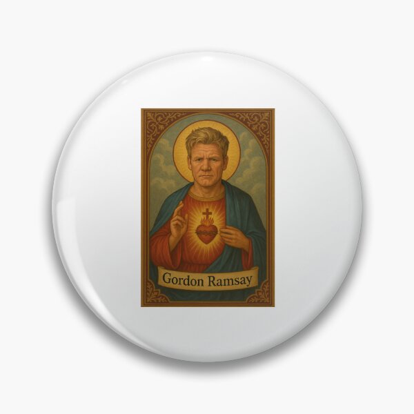 Item preview, Gordon ramsay saint celebrity birthday funny meme holy prank weird designed and sold by CheeseBlueprint.