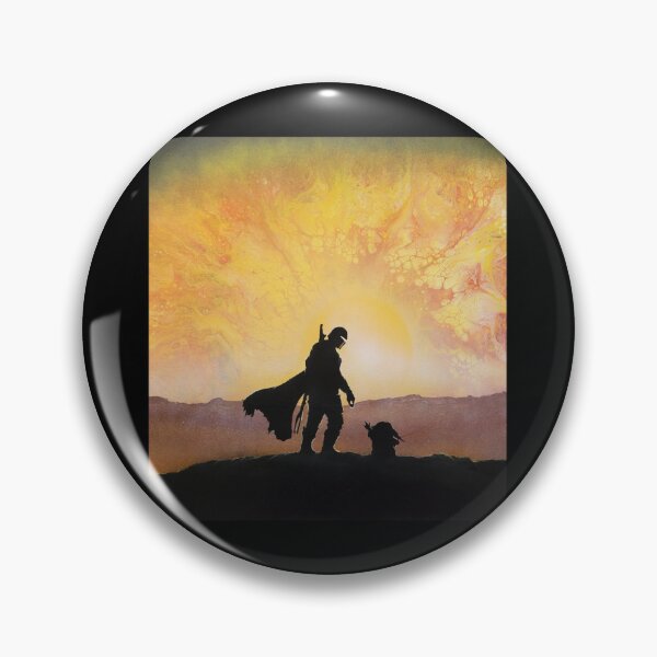 Item preview, mando hunter and child canvas designed and sold by Schulpellyp.