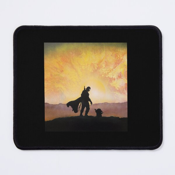 Item preview, mando hunter and child canvas designed and sold by Schulpellyp.