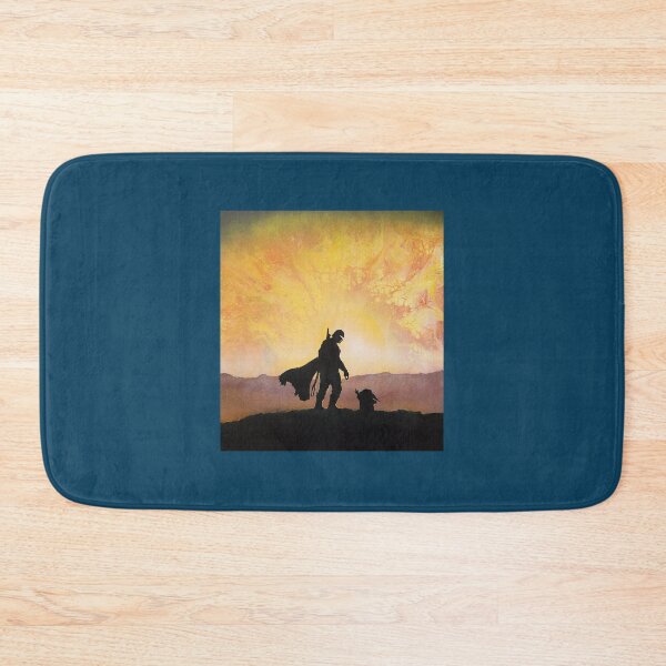 Item preview, mando hunter and child canvas designed and sold by Schulpellyp.