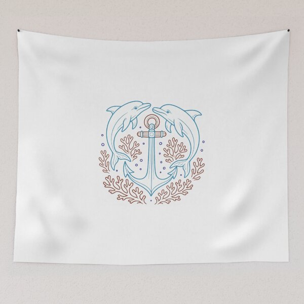 Item preview, Anker delfin play coral  designed and sold by Cutemuchroom.