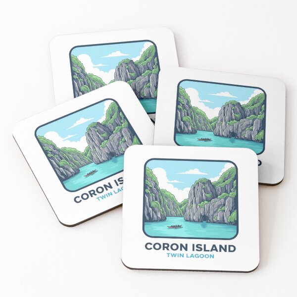 Item preview, CORON ISLAND TWIN LAGOON designed and sold by likbatonboot.