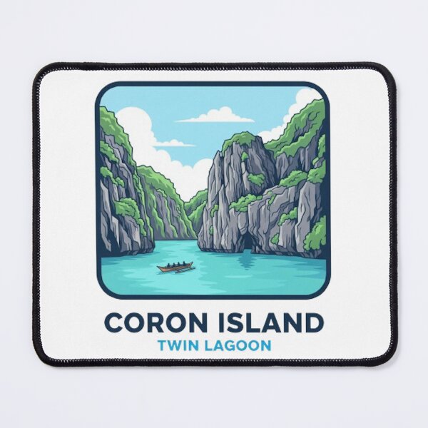 Item preview, CORON ISLAND TWIN LAGOON designed and sold by likbatonboot.