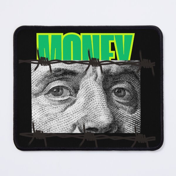 Item preview, Money Trap Barbed Wire Benjamin Franklin Dollar Design designed and sold by MOTAS FASHION .
