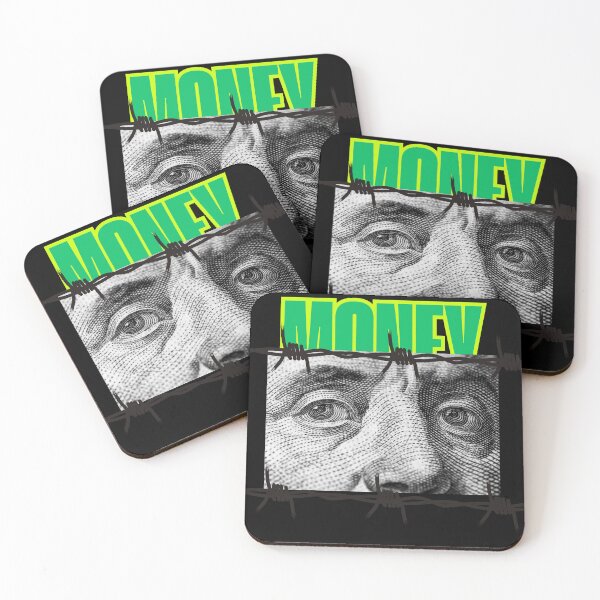 Item preview, Money Trap Barbed Wire Benjamin Franklin Dollar Design designed and sold by MOTAS Graphics .