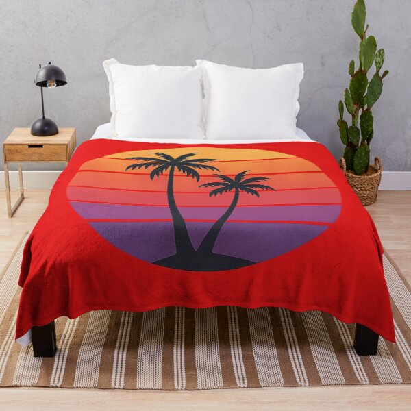Item preview, Retro Sunset Palms – Vintage Tropical Vibes designed and sold by TrendTribeTP.