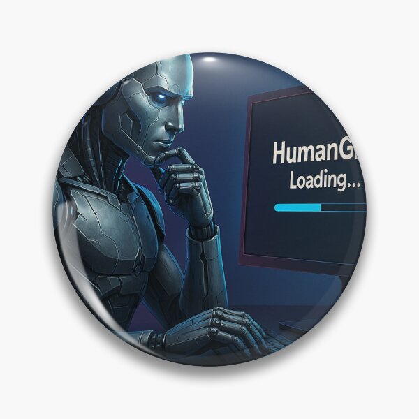 Item preview,  HumanGPT – Because Even Robots Need Help designed and sold by Americrazy.