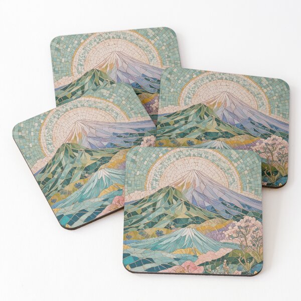 Item preview, Mosaic Mountain Sunrise designed and sold by Lizetteh.