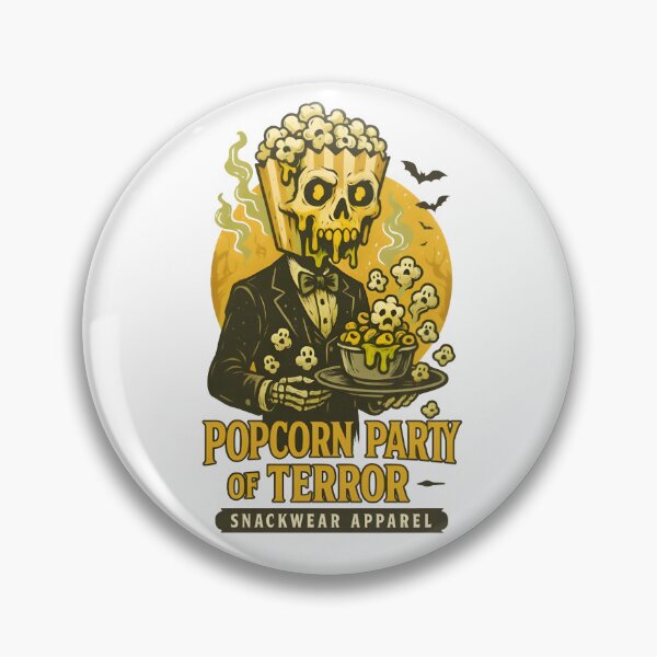 Item preview, Popcorn Party of Terror – Snackwear Apparel | Haunted Halloween Popcorn Monster designed and sold by Snackwear Apparel.