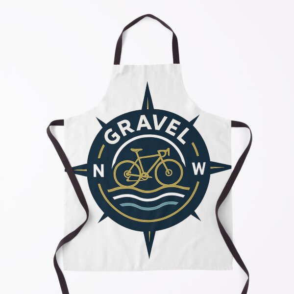 Item preview, Gravel Compass Adventure Cycling Emblem designed and sold by Qbi Cycle & Co. – Cycling Apparel & Accessories.