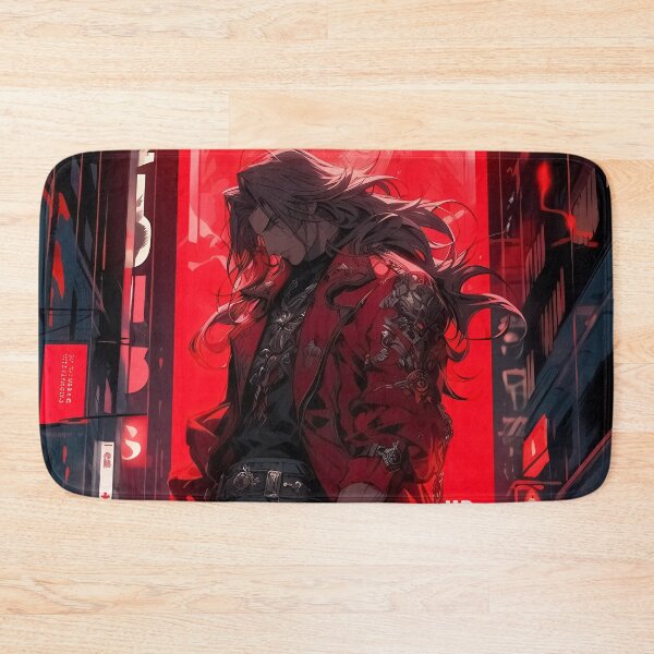 Item preview, Alucard Hellsing Anime Gothic Neon Vampire City Night designed and sold by Williamhallano.