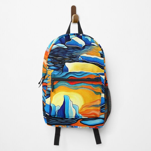 Item preview, Icebergs at sunset 7 designed and sold by George Hutton Hunter.