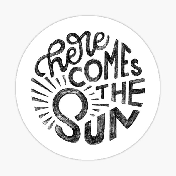 Here Comes The Sun Wall Stickers Wall Decals, Removable