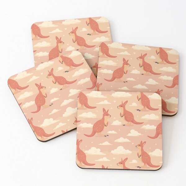 Item preview, Cute Wild Kangaroo Pattern designed and sold by bapupa.