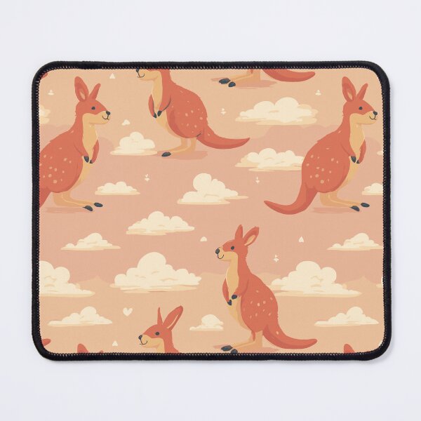 Item preview, Cute Wild Kangaroo Pattern designed and sold by bapupa.