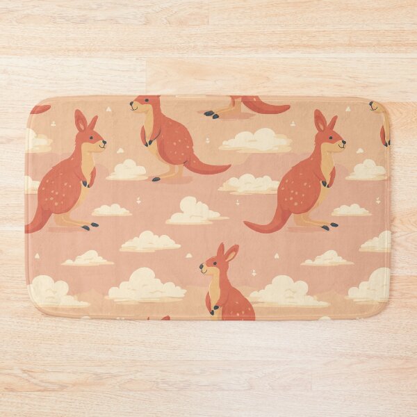 Item preview, Cute Wild Kangaroo Pattern designed and sold by bapupa.