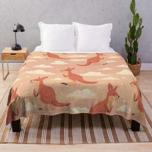 Item preview, Cute Wild Kangaroo Pattern designed and sold by bapupa.
