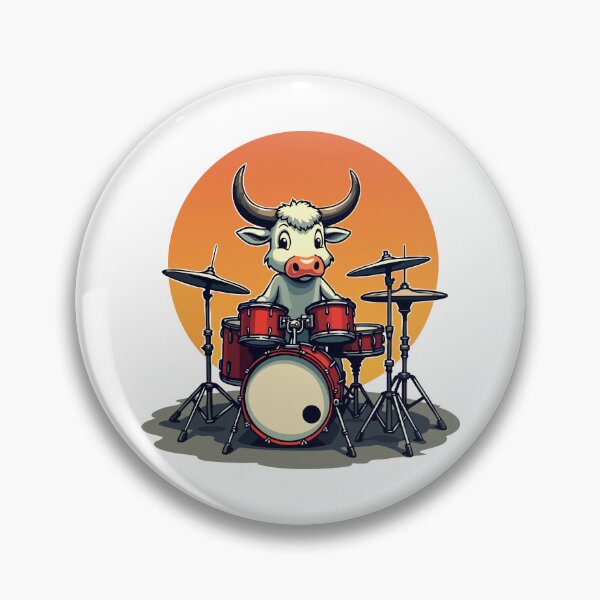 Item preview, Rocking cow on the drums designed and sold by Hans-Design.