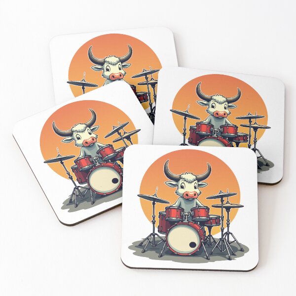 Item preview, Rocking cow on the drums designed and sold by Hans-Design.