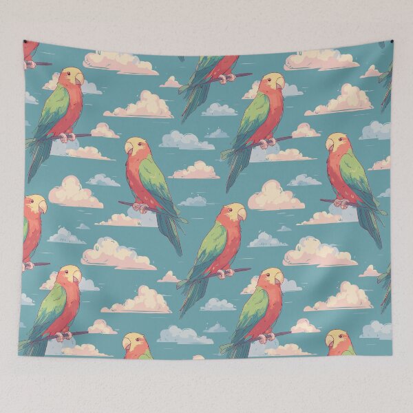Item preview, Cute Parrot Pattern designed and sold by bapupa.