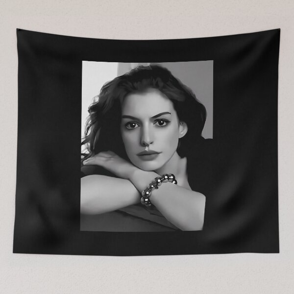Item preview, Anne Hathaway - Poster designed and sold by keymonbindi.