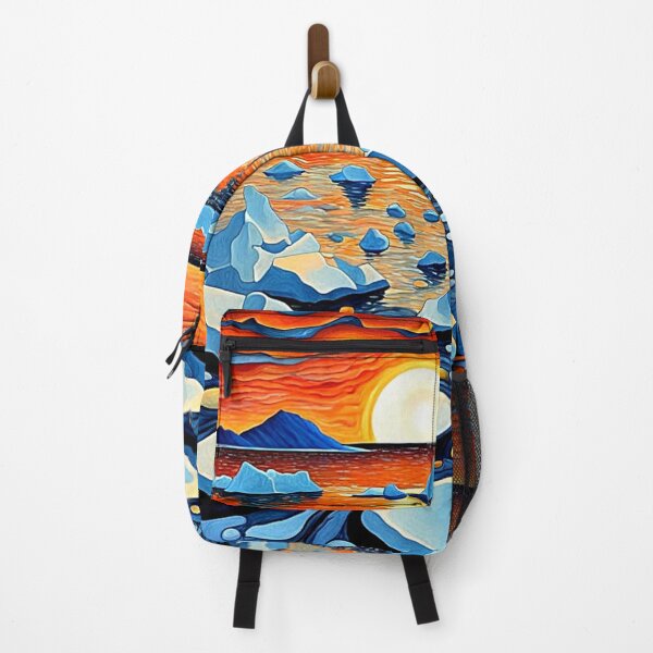 Item preview, Icebergs at sunset 8 designed and sold by George Hutton Hunter.