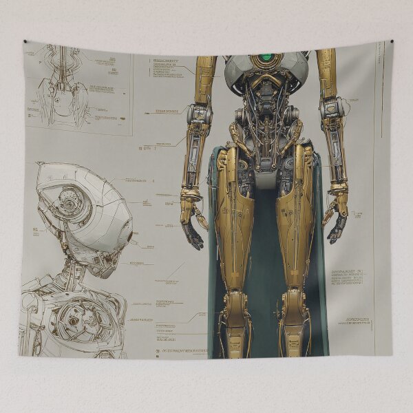 Item preview, Golden Guardian Robot designed and sold by Venon28.