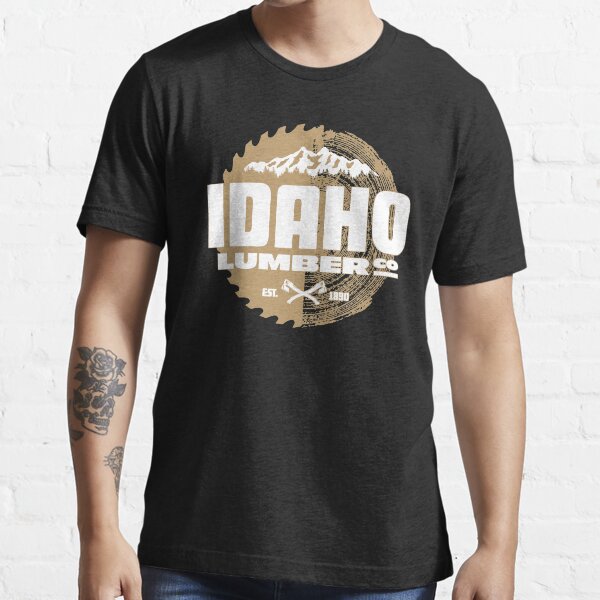 "Idaho Lumber Company Logo Idaho Roots Idaho Logging" Tshirt for Sale