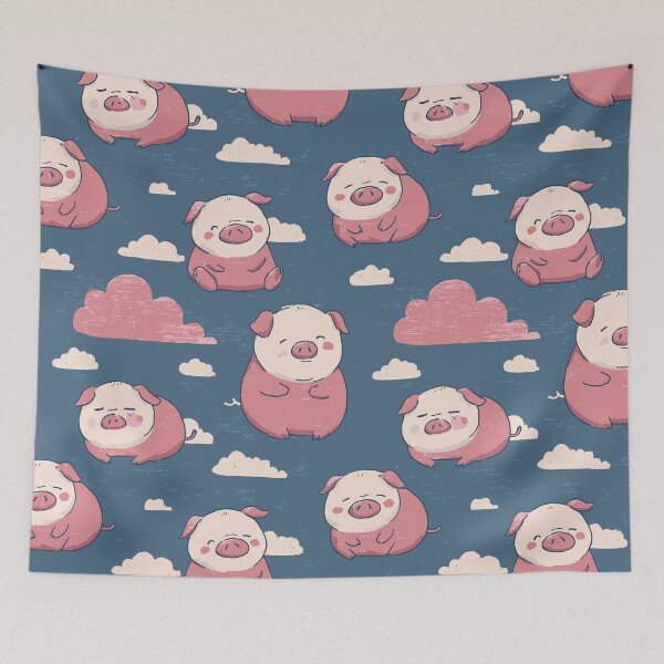 Item preview, Cute Pig Pattern designed and sold by bapupa.