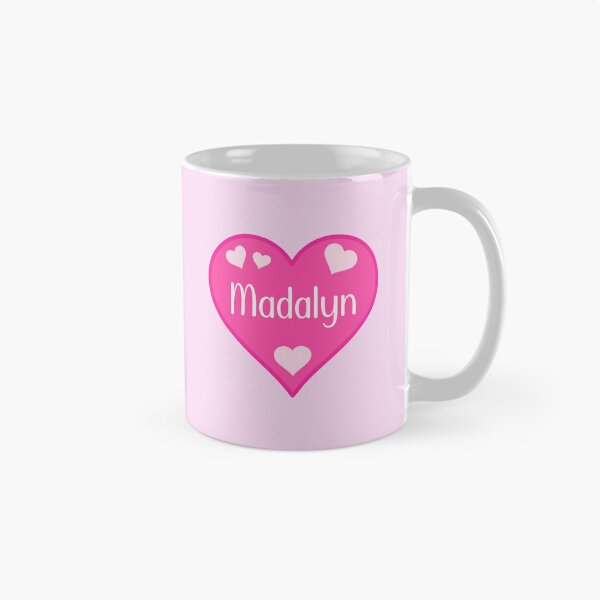 Item preview, Madalyn Name Pink Heart  designed and sold by Jeallan Designs.