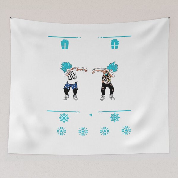 Item preview, Christmas Saiyan Dab Ugly Sweatshirt designed and sold by Millernerstill.