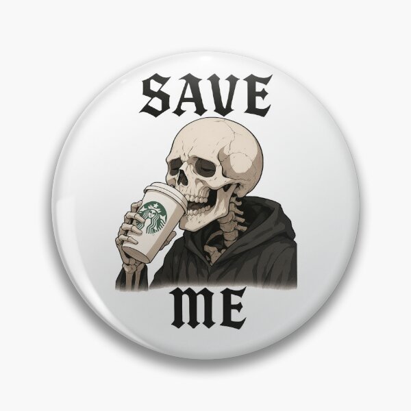 Item preview, Save Me - Coffee designed and sold by StaticW0lf Design.