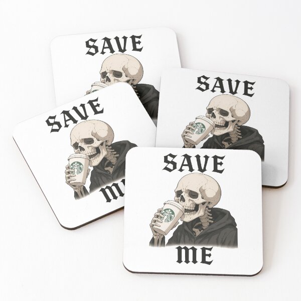 Item preview, Save Me - Coffee designed and sold by StaticW0lf Design.
